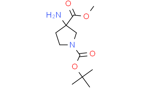 1-tert-butyl-3-methyl 3-aminopyrrolidine-1,3-dicarboxylate