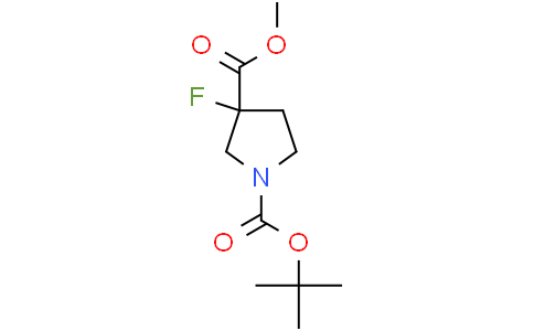 1-tert-butyl 3-methyl 3-fluoropyrrolidine-1,3-dicarboxylate