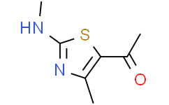1-(4-甲基-2-(甲氨基)噻唑-5-基)乙酮,97%