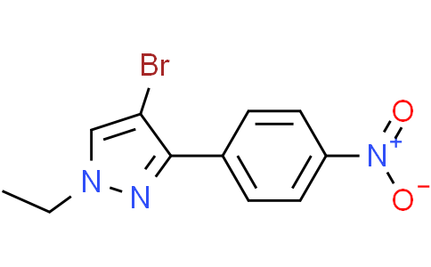 4-bromo-1-ethyl-3-(4-nitrophenyl)pyrazole