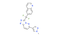 6-[二氟[6-(1-甲基-1H-吡唑-4-基)-1,2,4-三唑并[4,3-b]哒嗪-3-基]甲基]喹啉