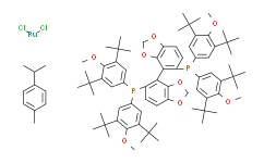 氯{（R)-(-)-5，5'-双[二（3，5-叔丁基-4-甲氧基苯基）膦]-4，4'-双1，3-亚甲二氧基苯}钌（II）,≥95%