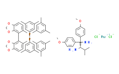 二氯化{(S)-(-)-5，5'-双[二(3，5-二甲苯基)磷]-4，4'-二-1，3-苯并二恶}[(2S)-(+)-1，1-双(4-甲氧基苯基)-3-甲基-1，2-丁二胺]钌,≥95%