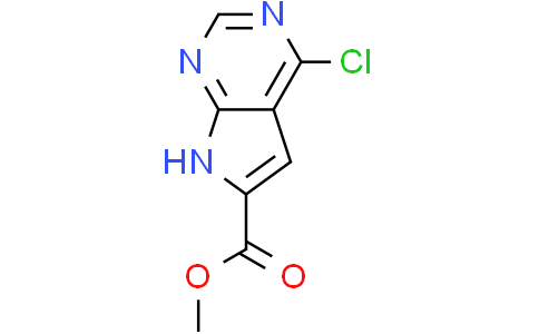 methyl 4-chloro-7H-pyrrolo[2,3-d]pyrimidine-6-carboxylate