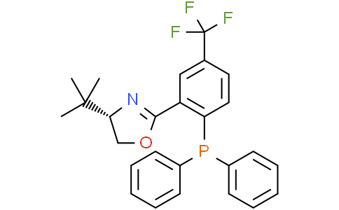 (S)-4-(tert-butyl)-2-(2-(diphenylphosphanyl)-5-(trifluoromethyl)phenyl)-4,5-dihydrooxazoleCas:944836-21-9