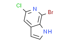 7-溴-5-氯-1H-吡咯并[2，3-C]吡啶,95%