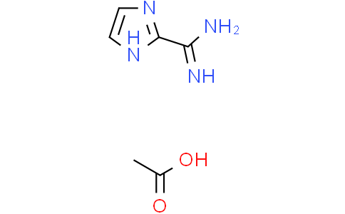 1H-imidazole-2-carboxamidine (X)acetic acid