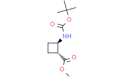 methyl trans-2-{[(tert-butoxy)carbonyl]amino}cyclobutane-1-carboxylate