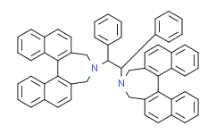 (11bS，11'bS)-4，4'-[(1R，2R)-1，2-二苯基-1，2-乙二基]-双[4，5-二氢-H-联萘并[2，1-c:1'，2'-e]氮杂卓,98%