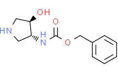 ((3R，4R)-4-羟基吡咯烷-3-基)氨基甲酸苄酯