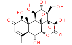 (+)-13,20-Epoxy-1β,6α,11β,12α,14,15β,21-heptahydroxypicrasa-3-ene-2,16-dione