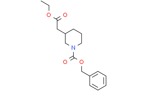 benzyl 3-(2-ethoxy-2-oxoethyl)piperidine-1-carboxylate