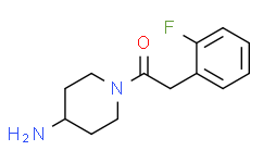 1-(4-aminopiperidin-1-yl)-2-(2-fluorophenyl)ethan-1-one,95%