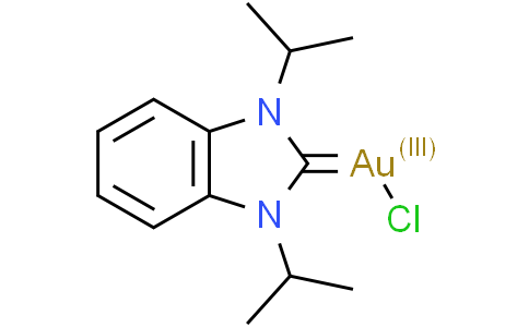 (1,3-Diisopropyl-1,3-dihydro-2H-benzo[d]imidazol-2-ylidene)gold(III) chlorideCas:953820-59-2