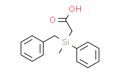 (+)-苄基甲基苯基甲硅烷基乙酸