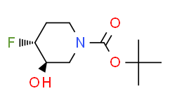 反式-N-Boc-3-羟基-4-氟哌啶,≥95%