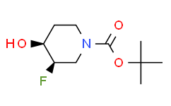顺式-3-氟-4-羟基哌啶-1-甲酸叔丁酯,95%