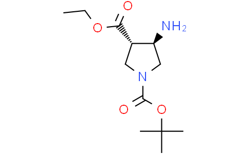 1-(1,1-Dimethylethyl) 3-ethyl (3S,4R)-4-amino-1,3-pyrrolidinedicarboxylate