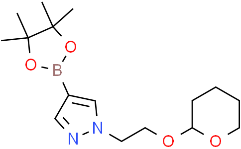 1-[2-(oxan-2-yloxy)ethyl]-4-(tetramethyl-1,3,2-dioxaborolan-2-yl)-1H-pyrazole
