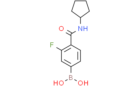 4-(Cyclopentylcarbamoyl)-3-fluorophenylboronic acidCas:957034-70-7