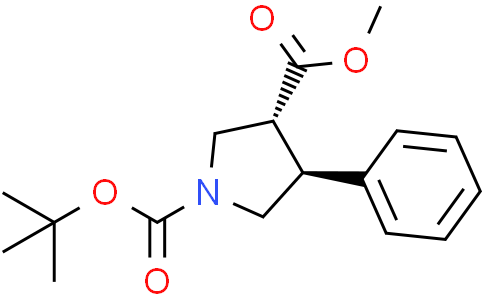 1-tert-butyl-3-methyl trans-4-phenylpyrrolidine-1,3-dicarboxylate