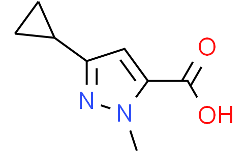 3-cyclopropyl-1-methyl-1H-pyrazole-5-carboxylic acid