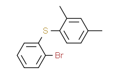 (2-溴苯基)(2，4-二甲基苯基)硫烷,97%