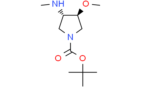 tert-butyl (3S,4S)-3-methoxy-4-(methylamino)pyrrolidine-1-carboxylate