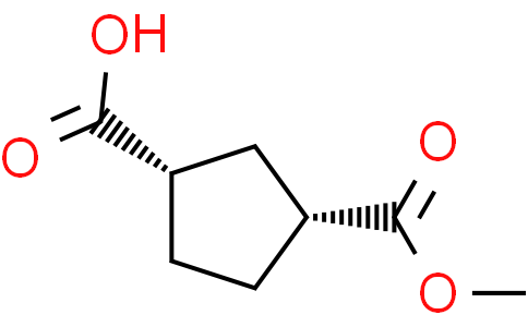 (1S,3R)-3-(methoxycarbonyl)cyclopentane-1-carboxylic acid