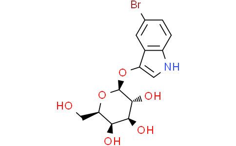 5-溴-3-吲哚基-&beta;-<small>D</small>-半乳糖皮蒽[用于生化研究]