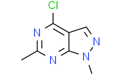 4-chloro-1,6-dimethyl-1H-pyrazolo[3,4-d]pyrimidine