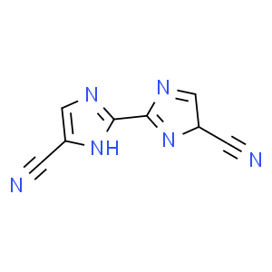 1H-​Imidazole-​5-​carbonitrile, 2-​(4-​cyano-​4H-​imidazol-​2-​yl)​-