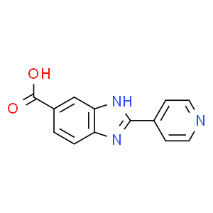 2-吡啶-4-基-3H-苯并咪唑-5-羧酸