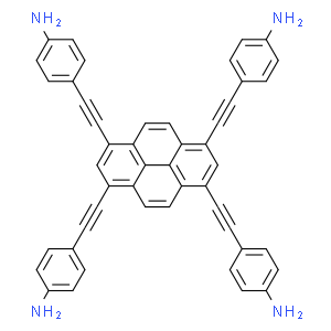 4,4',4'',4'''-[芘-1,3,6,8-四基四(乙炔-2,1-二基)]四苯胺