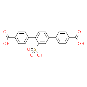 [1,​1':4',​1''-​Terphenyl]​-​4,​4''-​dicarboxylic acid, 2'-​sulfo-